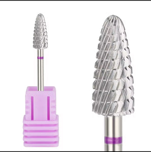 Bit/Capat freza unghii din Carbid pentru Indepartat gel mov 5.1*13.5mm