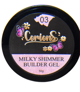 Milky shimmer builder gel 50g tpo free