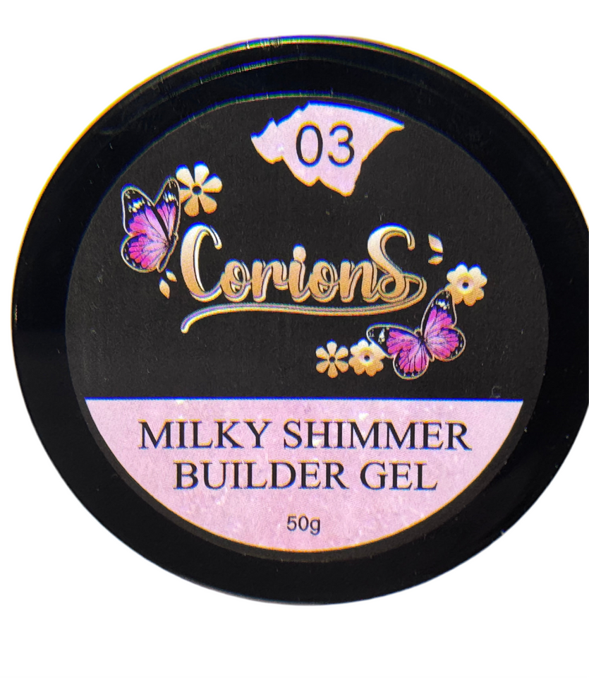 Milky shimmer builder gel 50g tpo free