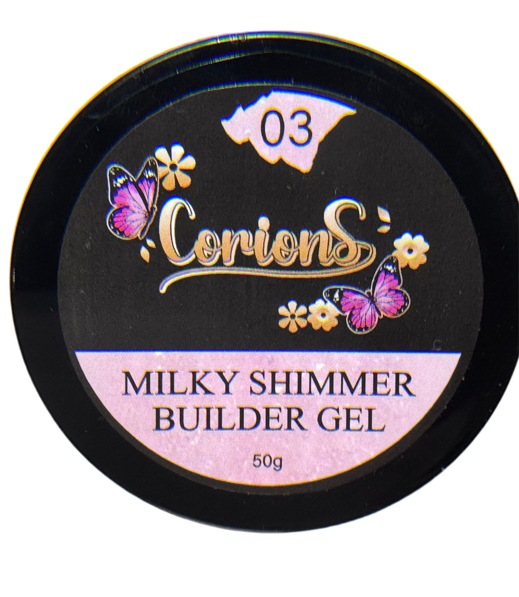 Milky shimmer builder gel 50g tpo free