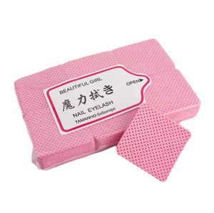 Napkin Colorful Cotton Wipes Paper Pads UV Gel Dust Cleaner Cleaning For Manicure Tool, 300pcs/set pink