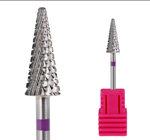 Bit/Capat freza unghii din Carbid pentru Indepartat gel Mov 6.0*15mm