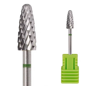 Bit/Capat freza unghii din Carbid pentru Indepartat gel Green