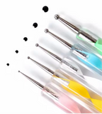Nail Art Dotting Pen, 5pcs/set