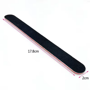 100/180 Nail professional black pcs