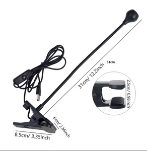 5W LED UV Gel Nail Curing Lamp with Clip And Flexible Tube