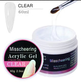 Extension nails clear  Gel Polish Nail Varnish Acrylic Powder Liquid Nail , 60g(tpo free)