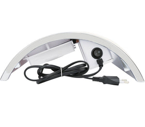 40W 3 Fan Nail Art Manicure Tool Vacuum Suction Dust Collector Machine - White