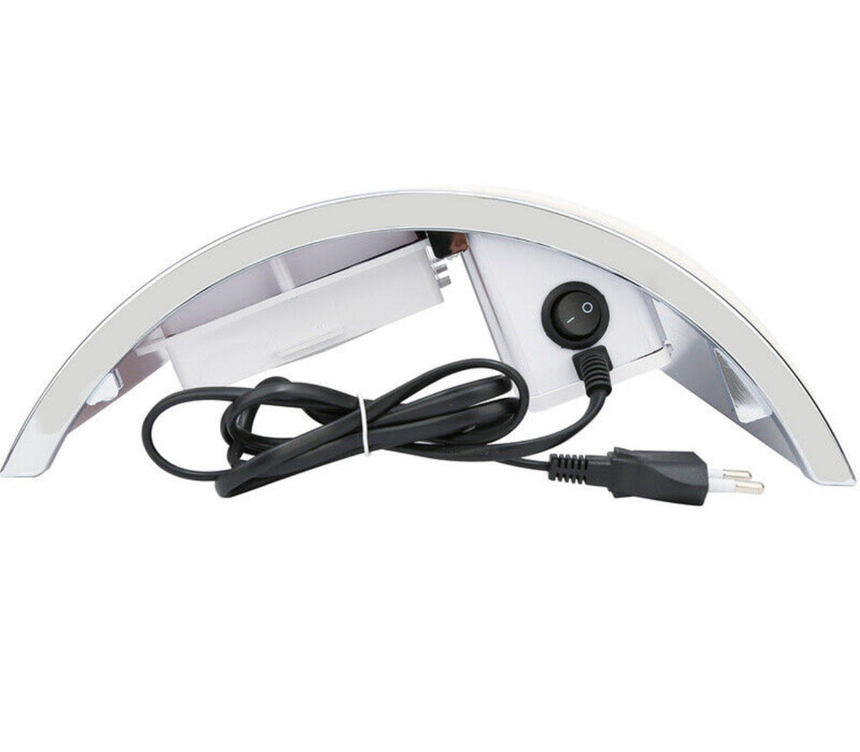 40W 3 Fan Nail Art Manicure Tool Vacuum Suction Dust Collector Machine - White