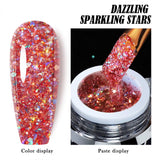 Dazzlin sparking glitter gel polish 8g(tpo free)
