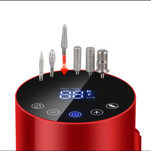 Professional Nail Drill Machine with 35000RPM HD Display