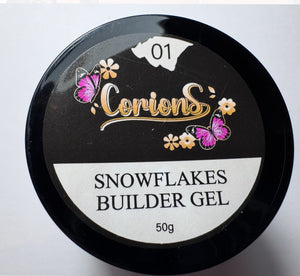 Snowflakes builder gel 50g tpo free