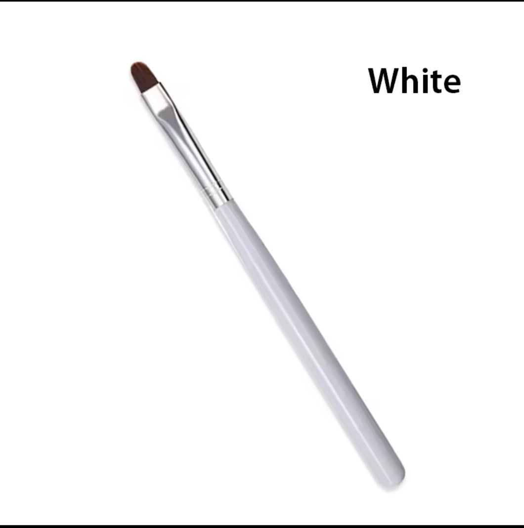 1PC white Painting Brush Nail Art Design Pattern Polish Acrylic