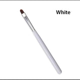 1PC white Painting Brush Nail Art Design Pattern Polish Acrylic