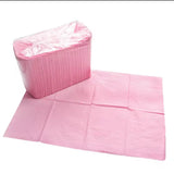 125Pcs pinkDisposable Waterproof Nails   Table Cover