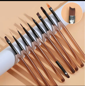 9Pcs Nail Brush