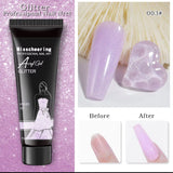 Shimmer glitter poly gel 15 ml