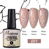 Crackle Gel Nail Polish 7.5ml(tpo free)