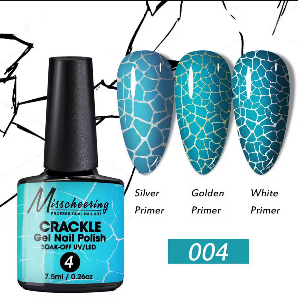 Crackle Gel Nail Polish 7.5ml(tpo free)